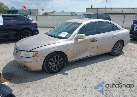 2008 Hyundai Azera Limited из США, поврежденный, VIN KMHFC46F08A258833